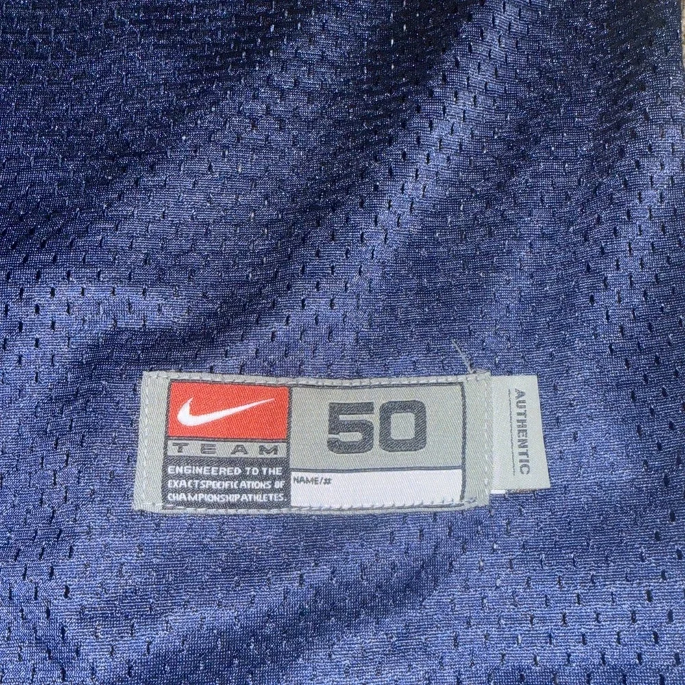 Nike Michigan Wolverines EDWARDS #1 NCAA‎ Football Jersey Sz 50 Navy Blue Sewn